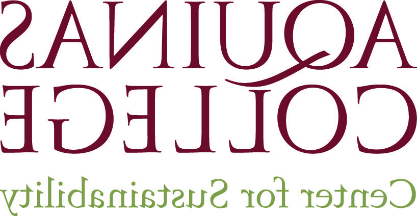 "Aquinas College Center for Sustainability" logo